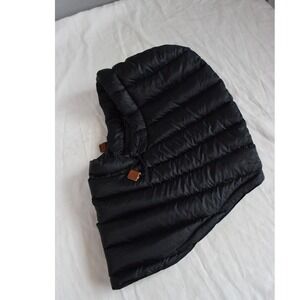 Coal Hillcrest Snow Hood One Size Black Quilted Insulated Balaclava Mens